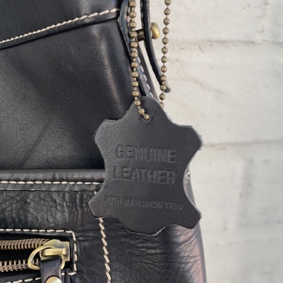 Giani Bernini Leather Bag & Detachable Wallet - Picture 11 of 16